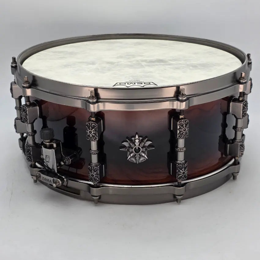 Used Tama Warlord "Masai" Bubinga Snare Drum 14x6 - Very Good - Drum Center Of Portsmouth