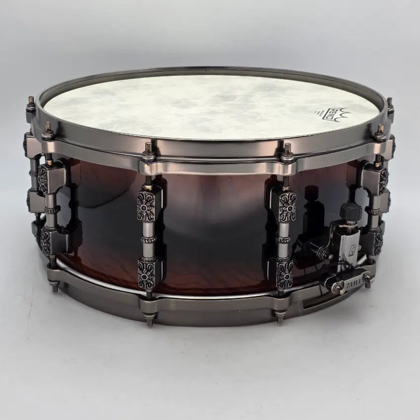 Used Tama Warlord "Masai" Bubinga Snare Drum 14x6 - Very Good - Drum Center Of Portsmouth