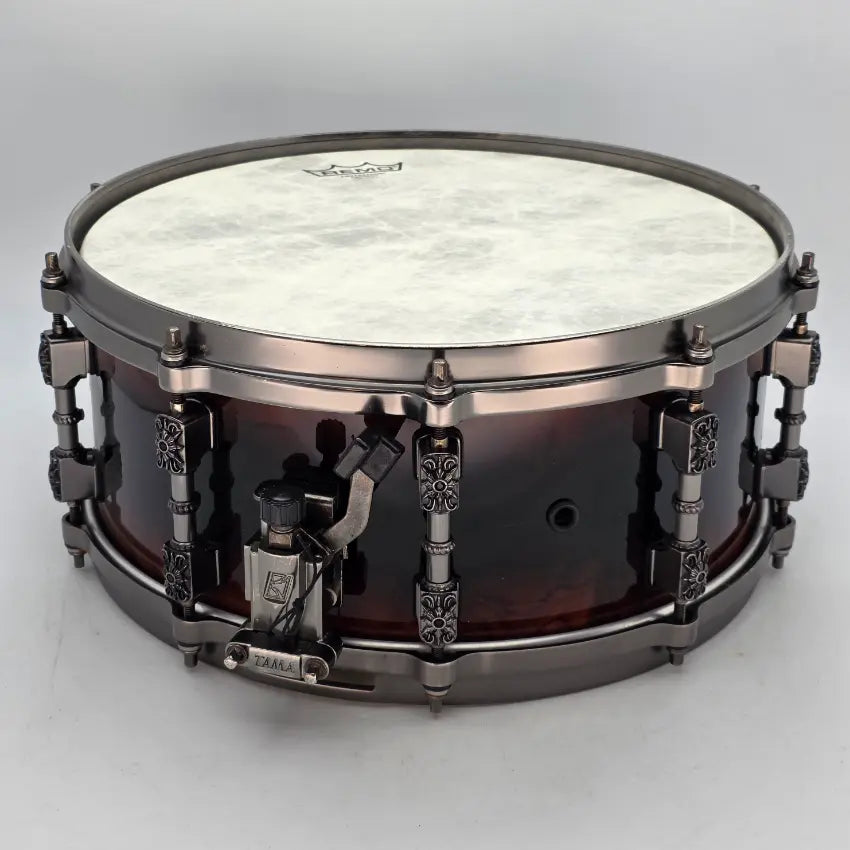 Used Tama Warlord "Masai" Bubinga Snare Drum 14x6 - Very Good - Drum Center Of Portsmouth