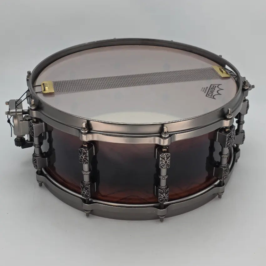 Used Tama Warlord "Masai" Bubinga Snare Drum 14x6 - Very Good - Drum Center Of Portsmouth