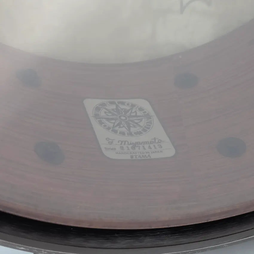 Used Tama Warlord "Masai" Bubinga Snare Drum 14x6 - Very Good - Drum Center Of Portsmouth