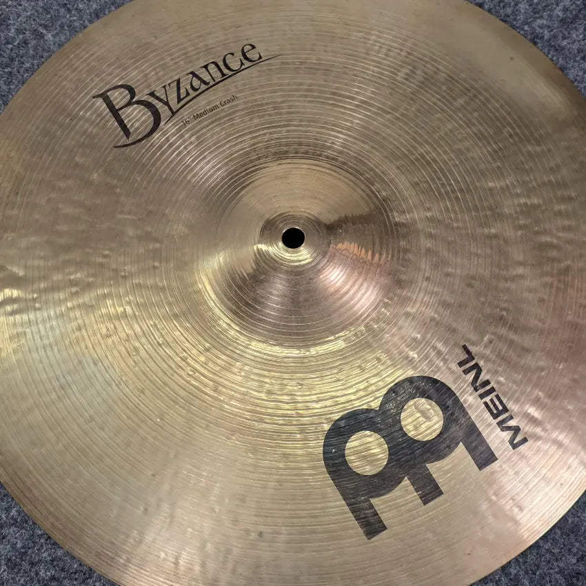 Used Meinl Byzance Traditional Medium Crash Cymbal 16" - Good - Drum Center Of Portsmouth