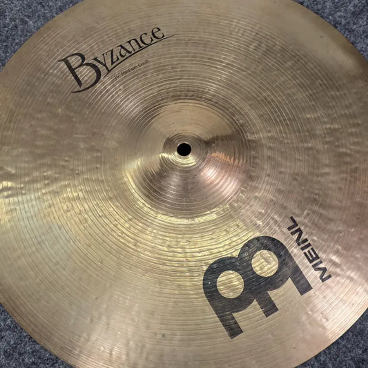 Used Meinl Byzance Traditional Medium Crash Cymbal 16" - Good - Drum Center Of Portsmouth