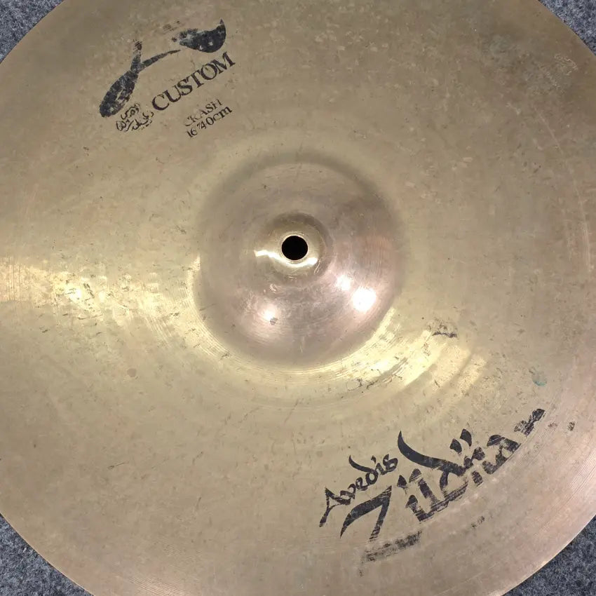 Used Zildjian A Custom Crash Cymbal 16" - Fair - Drum Center Of Portsmouth