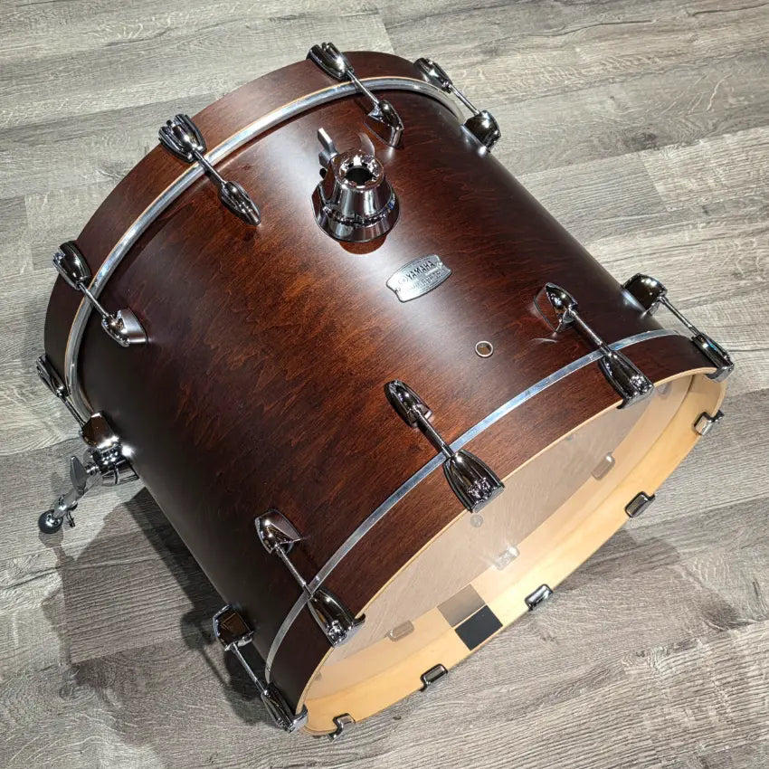 Used Yamaha Tour Custom Maple 4pc Drum Set Chocolate Satin - Very Good - Drum Center Of Portsmouth