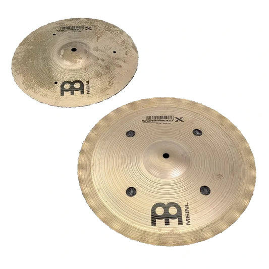 Used Meinl Generation X Trash Hats 12"/14" - Good - Drum Center Of Portsmouth