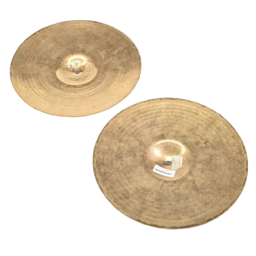 Used Zildjian A Custom Hi Hat Cymbals 14" - Fair - Drum Center Of Portsmouth