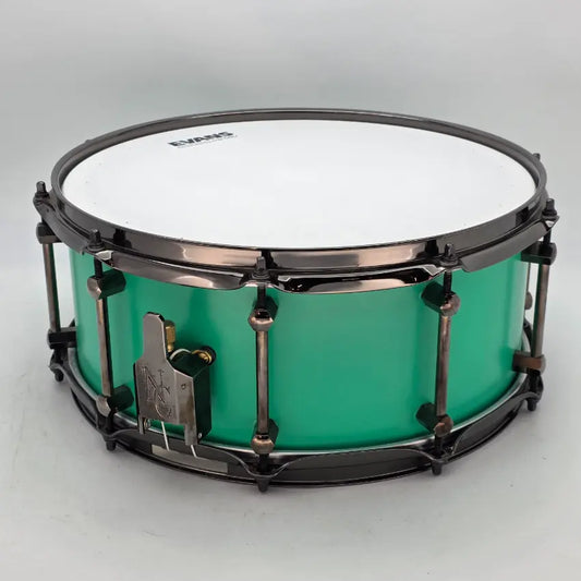 Used Noble & Cooley Alloy Classic Snare Drum 14x6 Mint Green - Very Good - Drum Center Of Portsmouth