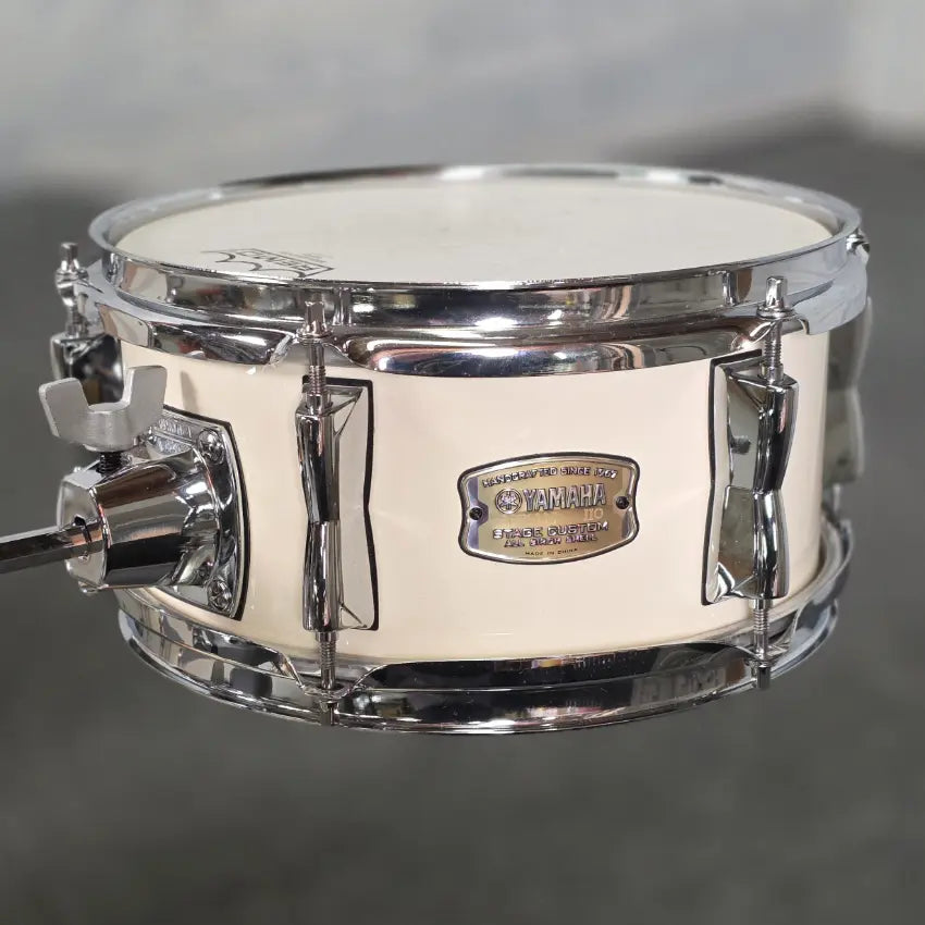 Used Yamaha Stage Custom Hip Drum Set Classic White w/Extras! - Very Good - Drum Center Of Portsmouth
