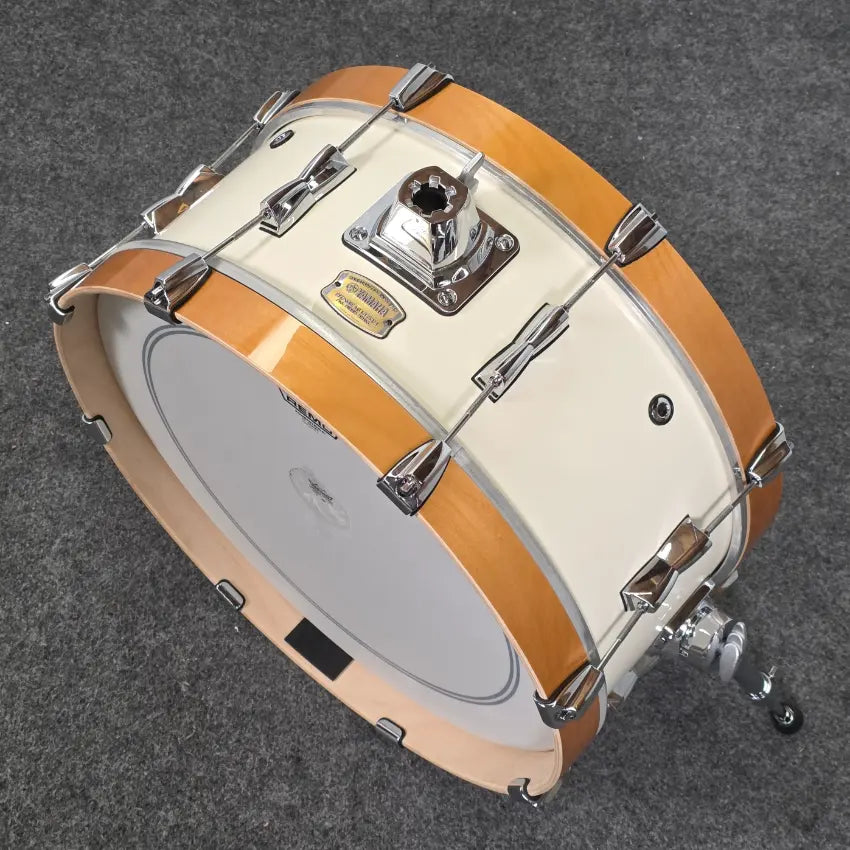 Used Yamaha Stage Custom Hip Drum Set Classic White w/Extras! - Very Good - Drum Center Of Portsmouth