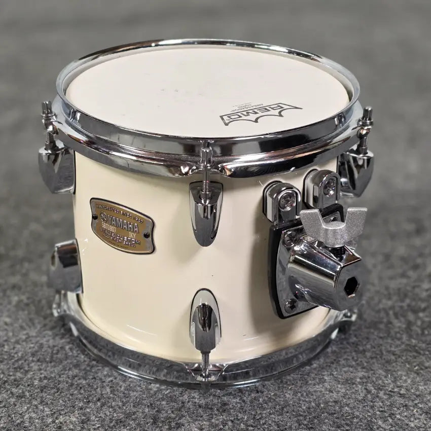 Used Yamaha Stage Custom Hip Drum Set Classic White w/Extras! - Very Good - Drum Center Of Portsmouth