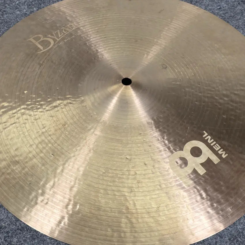 Used Meinl Byzance Jazz Medium Thin Crash Cymbal 16" 998 grams - Very Good - Drum Center Of Portsmouth