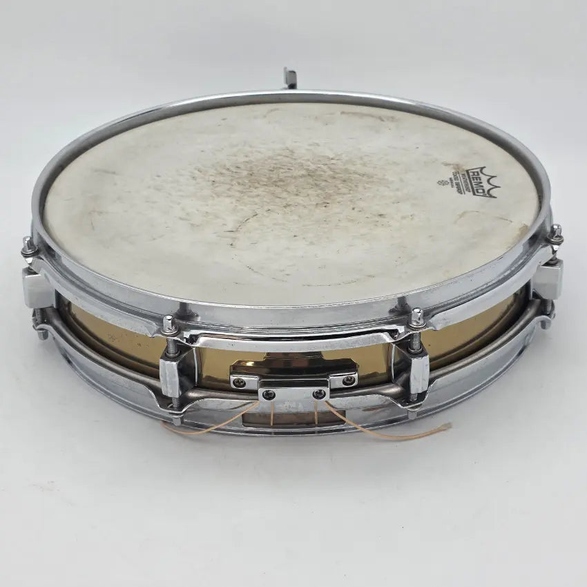 Used Pearl Brass Piccolo Snare Drum 13x3 - Good - Drum Center Of Portsmouth