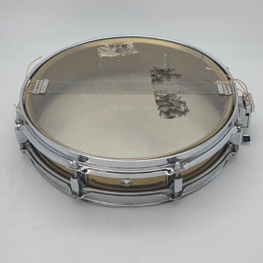 Used Pearl Brass Piccolo Snare Drum 13x3 - Good - Drum Center Of Portsmouth