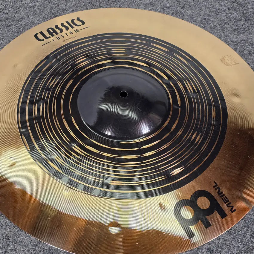 Used Meinl Classics Custom Dual Ride Cymbal 20 - Very Good - Drum Center Of Portsmouth