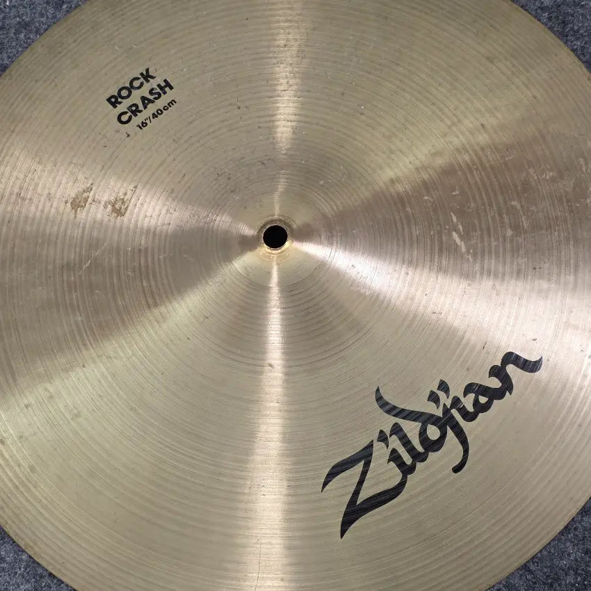 Used Zildjian A Rock Crash Cymbal 16 - Good - Drum Center Of Portsmouth