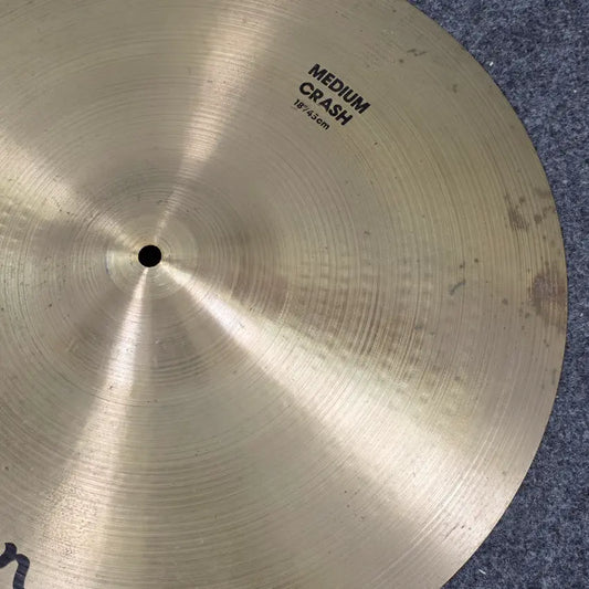 Used Zildjian A Medium Crash Cymbal 18 - Good - Drum Center Of Portsmouth