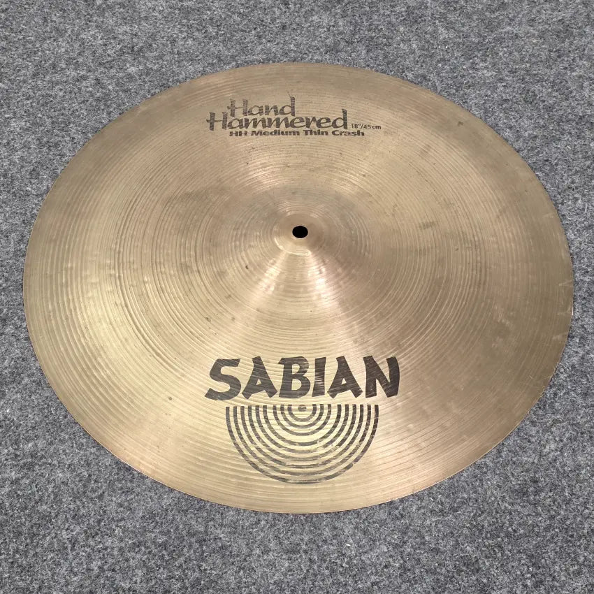 Used Sabian HH Medium Thin Crash Cymbal 18 - Good - Drum Center Of Portsmouth