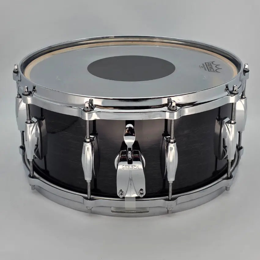 Used Gretsch Ridgeland Snare Drum 14x6.5 Gloss Ebony - Very Good - Drum Center Of Portsmouth