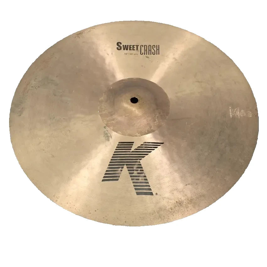 Used Zildjian K Sweet Crash Cymbal 16 - Good - Drum Center Of Portsmouth