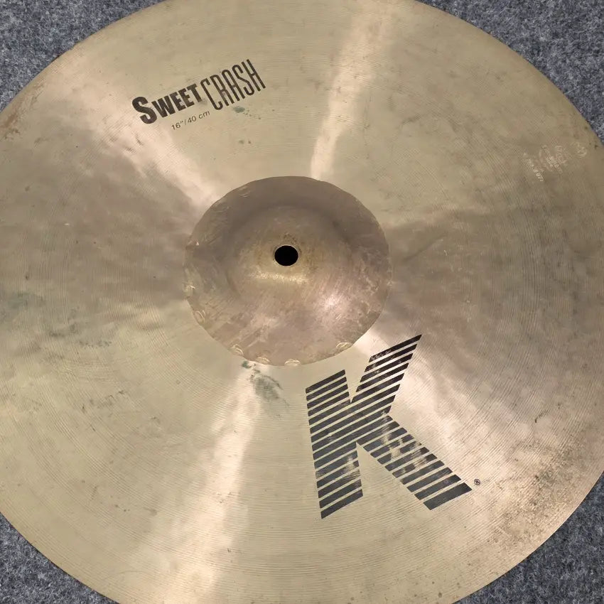 Used Zildjian K Sweet Crash Cymbal 16 - Good - Drum Center Of Portsmouth