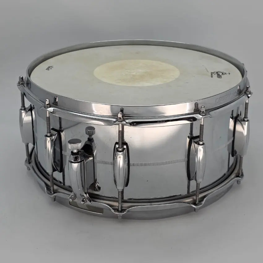 Used Gretsch Brooklyn Chrome Over Steel Snare Drum 14x6.5 - Good - Drum Center Of Portsmouth