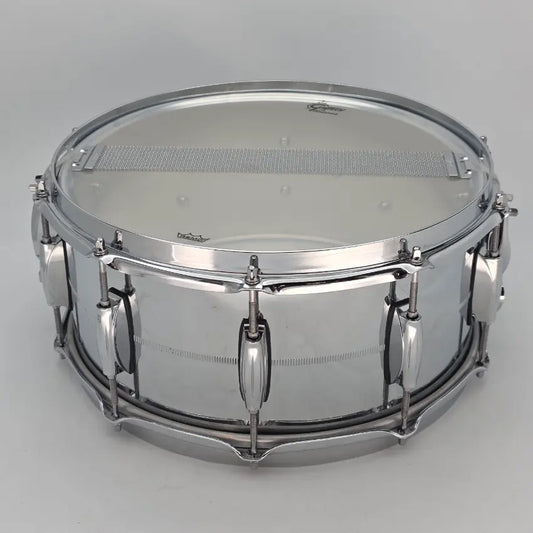 Used Gretsch Brooklyn Chrome Over Steel Snare Drum 14x6.5 - Good - Drum Center Of Portsmouth