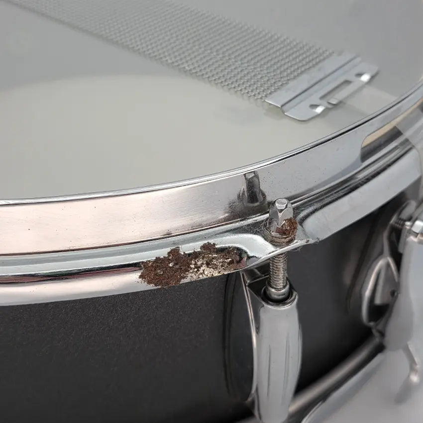 Used Gretsch Brooklyn Satin Black Snare Drum 14x5 - Good - Drum Center Of Portsmouth