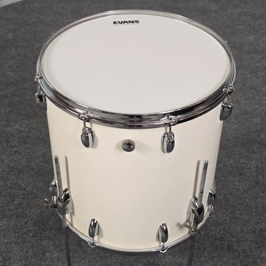 Used Vintage 70s Slingerland Floor Tom White 16x16 - Good - Drum Center Of Portsmouth