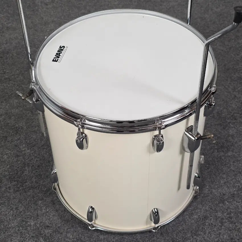Used Vintage 70s Slingerland Floor Tom White 16x16 - Good - Drum Center Of Portsmouth