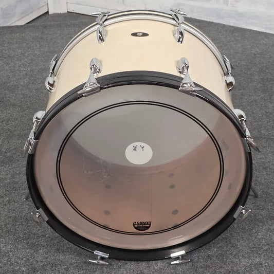 Used Vintage 60s Slingerland Bass Drum White Marine Pearl 20x14 - Good - Drum Center Of Portsmouth