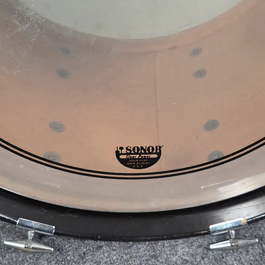 Used Vintage 60s Slingerland Bass Drum White Marine Pearl 20x14 - Good - Drum Center Of Portsmouth