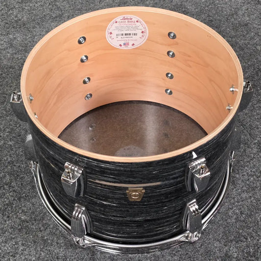 Used Ludwig Classic Maple 3pc Drum Set Vintage Black Oyster - Good - Drum Center Of Portsmouth