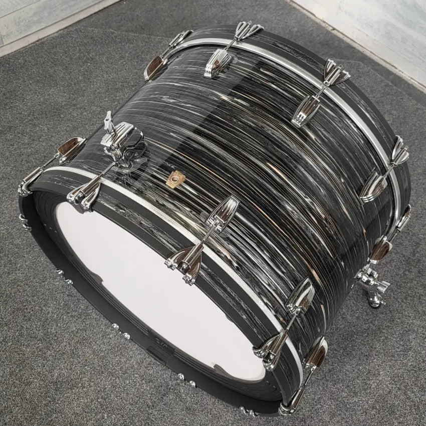 Used Ludwig Classic Maple 3pc Drum Set Vintage Black Oyster - Good - Drum Center Of Portsmouth