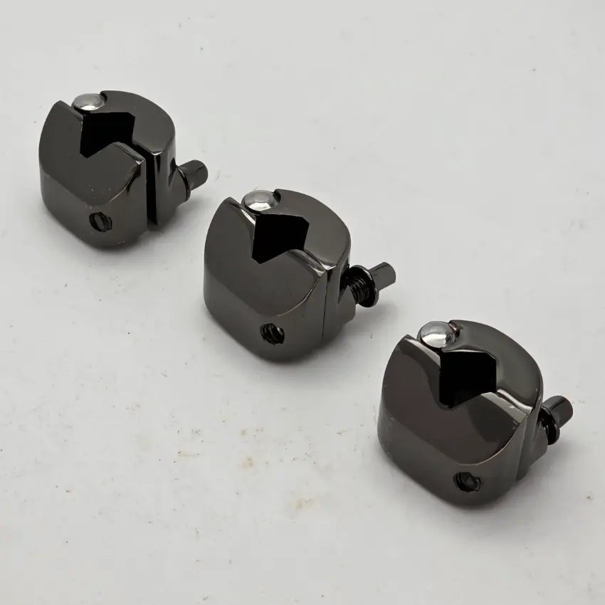 Used DW 1/2" Memory Lock for New 2012 Style TB12, Black Nickel (Set of 3) - Good - Good - Drum Center Of Portsmouth