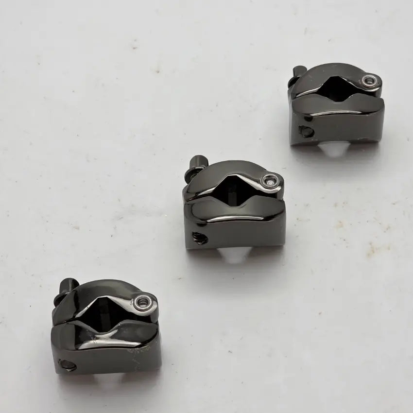 Used DW 1/2" Memory Lock for New 2012 Style TB12, Black Nickel (Set of 3) - Good - Good - Drum Center Of Portsmouth