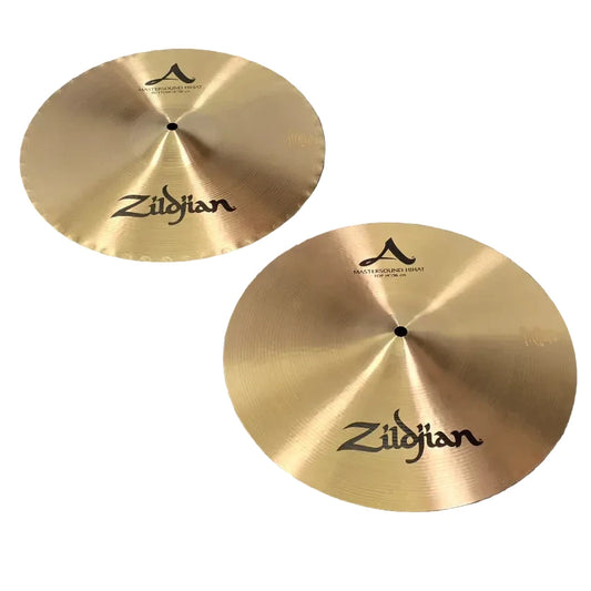 Used Zildjian A Mastersound Hi Hat Cymbals 14" - Excellent - Drum Center Of Portsmouth