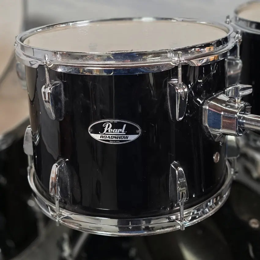 Used Pearl Roadhsow 5pc Drum Set Black - Good - Drum Center Of Portsmouth