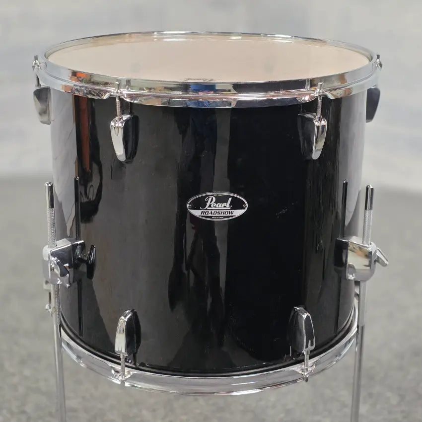 Used Pearl Roadhsow 5pc Drum Set Black - Good - Drum Center Of Portsmouth