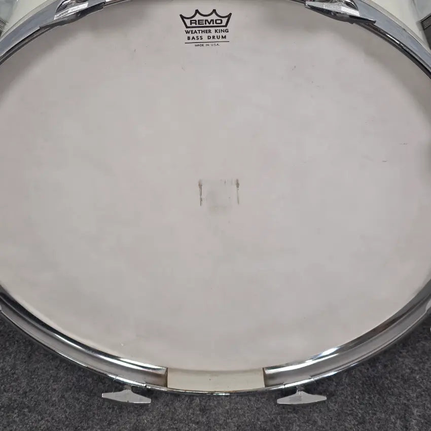Used Sonor Phonic Centennial 4pc Drum Set White Wrap - Good - Drum Center Of Portsmouth