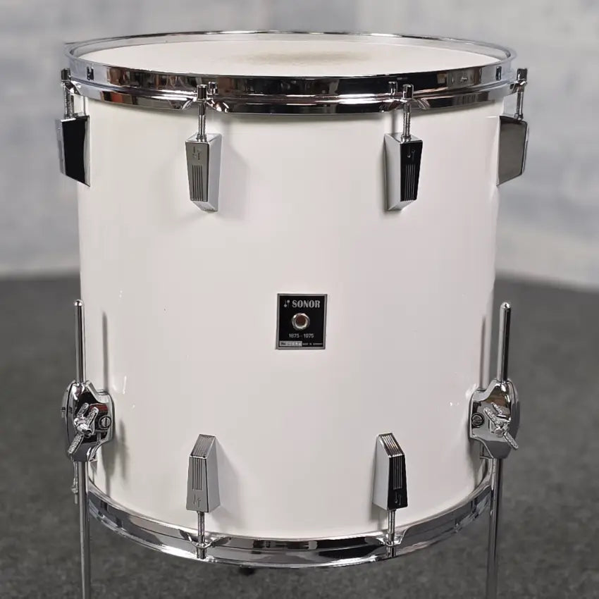 Used Sonor Phonic Centennial 4pc Drum Set White Wrap - Good - Drum Center Of Portsmouth