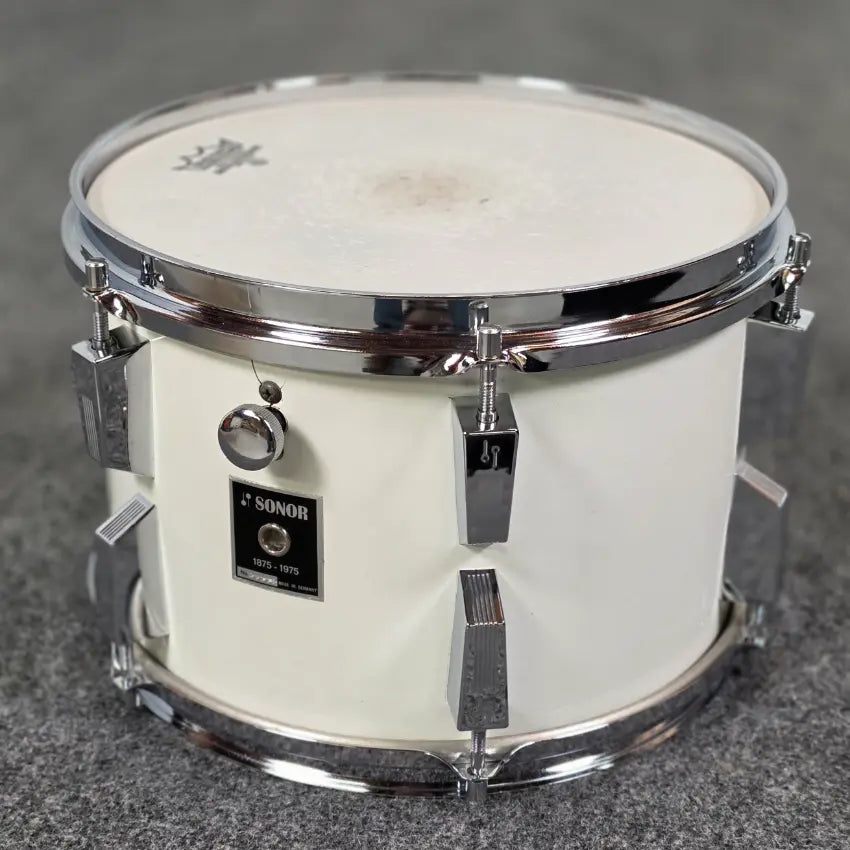 Used Sonor Phonic Centennial 4pc Drum Set White Wrap - Good - Drum Center Of Portsmouth