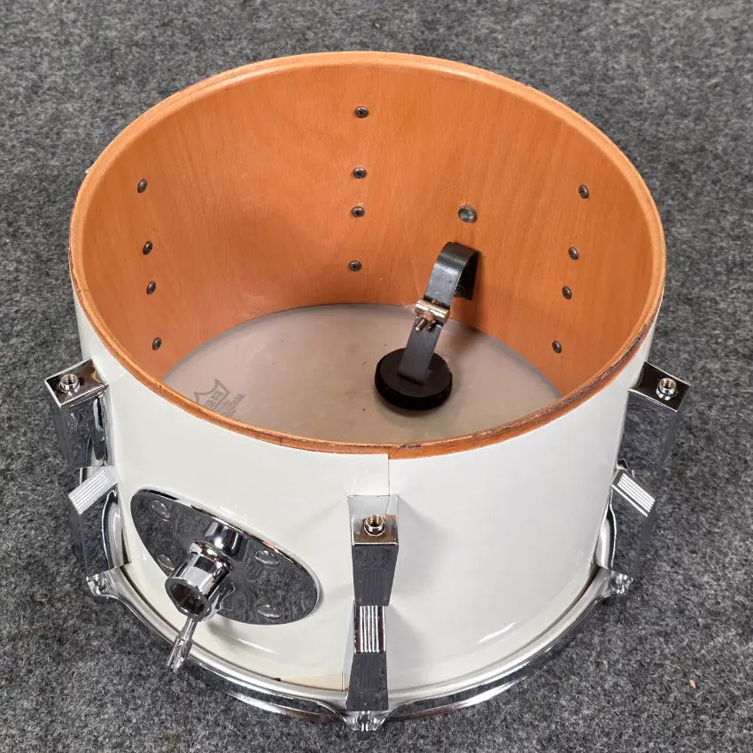 Used Sonor Phonic Centennial 4pc Drum Set White Wrap - Good - Drum Center Of Portsmouth