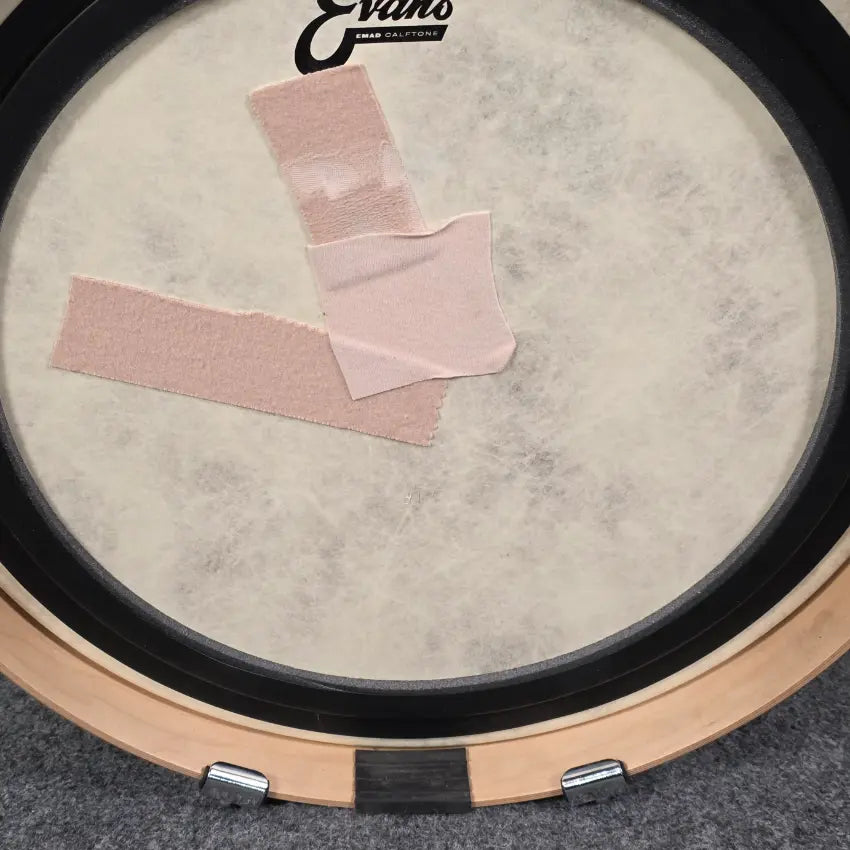 Used Canopus RFM Bass Drum 18x14 Black Lacquer - Good - Drum Center Of Portsmouth