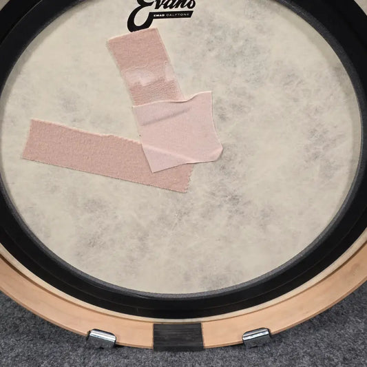 Used Canopus RFM Bass Drum 18x14 Black Lacquer - Good - Drum Center Of Portsmouth