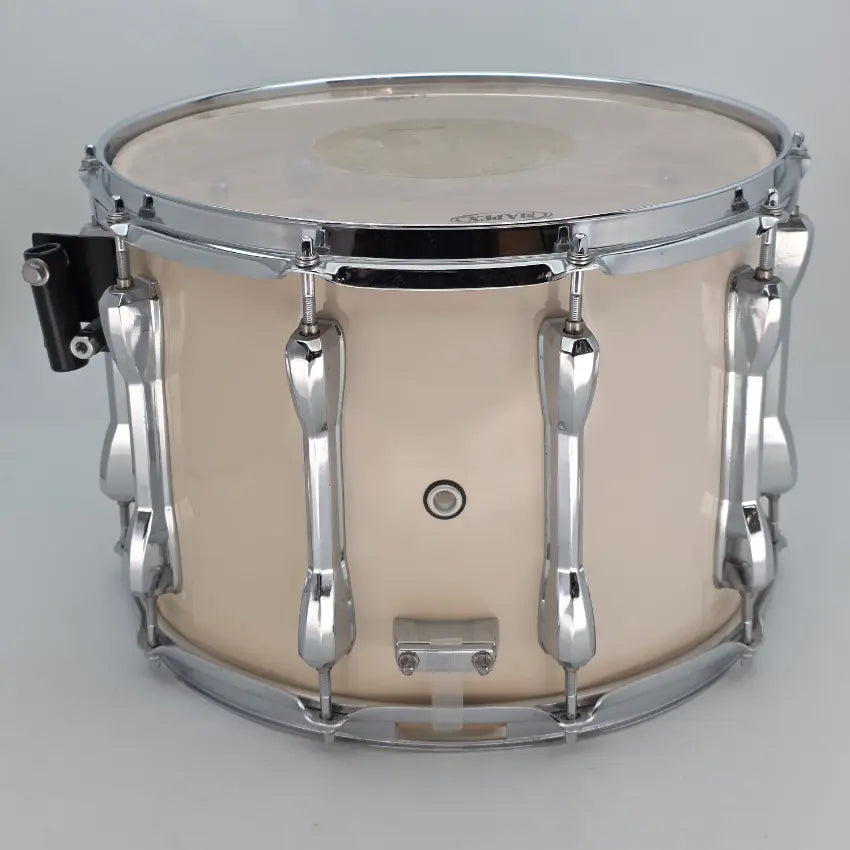 Used Mapex Qualifier Marching Snare Drum Snow White - Good - Drum Center Of Portsmouth