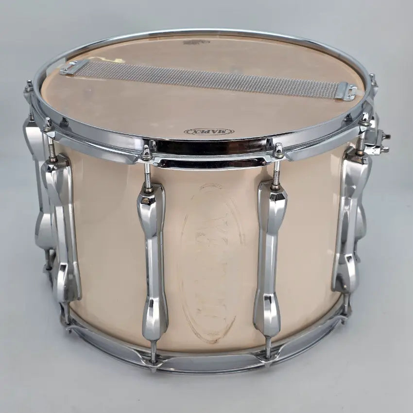 Used Mapex Qualifier Marching Snare Drum Snow White - Good - Drum Center Of Portsmouth