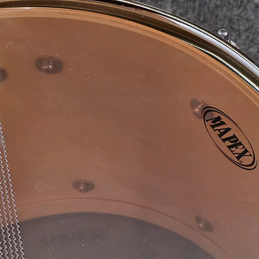 Used Mapex Qualifier Marching Snare Drum Snow White - Good - Drum Center Of Portsmouth