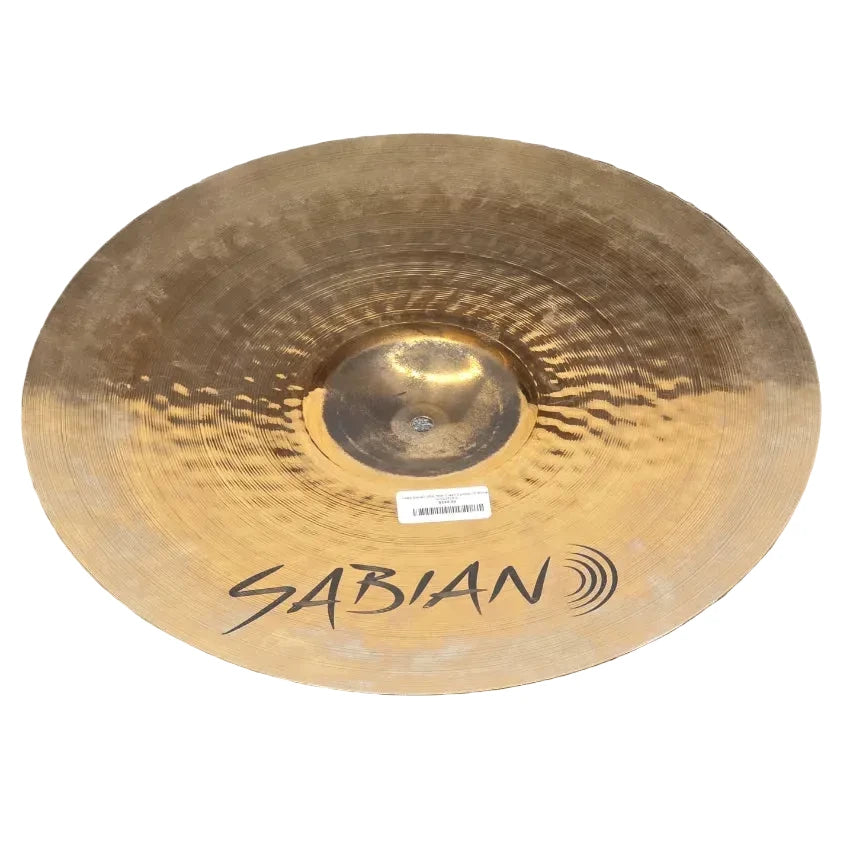 Used Sabian AAX Thin Crash Cymbal 18" Brilliant - Very Good - Drum Center Of Portsmouth