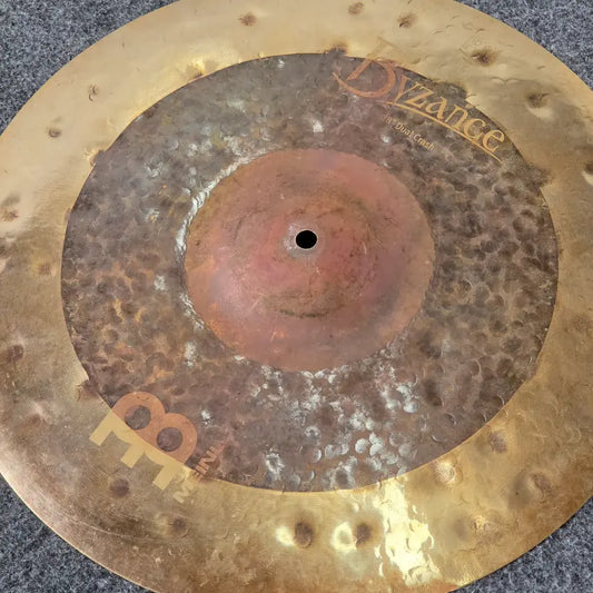 Used Meinl Byzance Dual Crash Cymbal 18" - Good - Drum Center Of Portsmouth